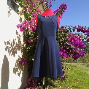 Ivanka Trump Navy Blue Dress